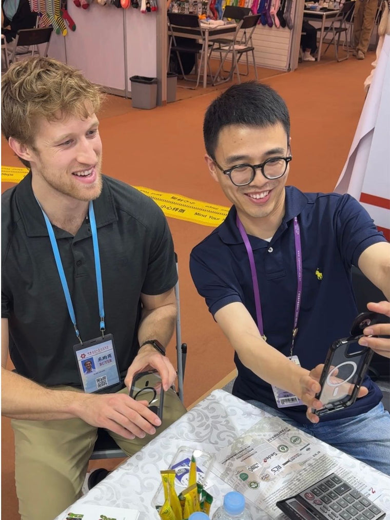 Blake choosing the factory that could get the MirrorMe mirror right