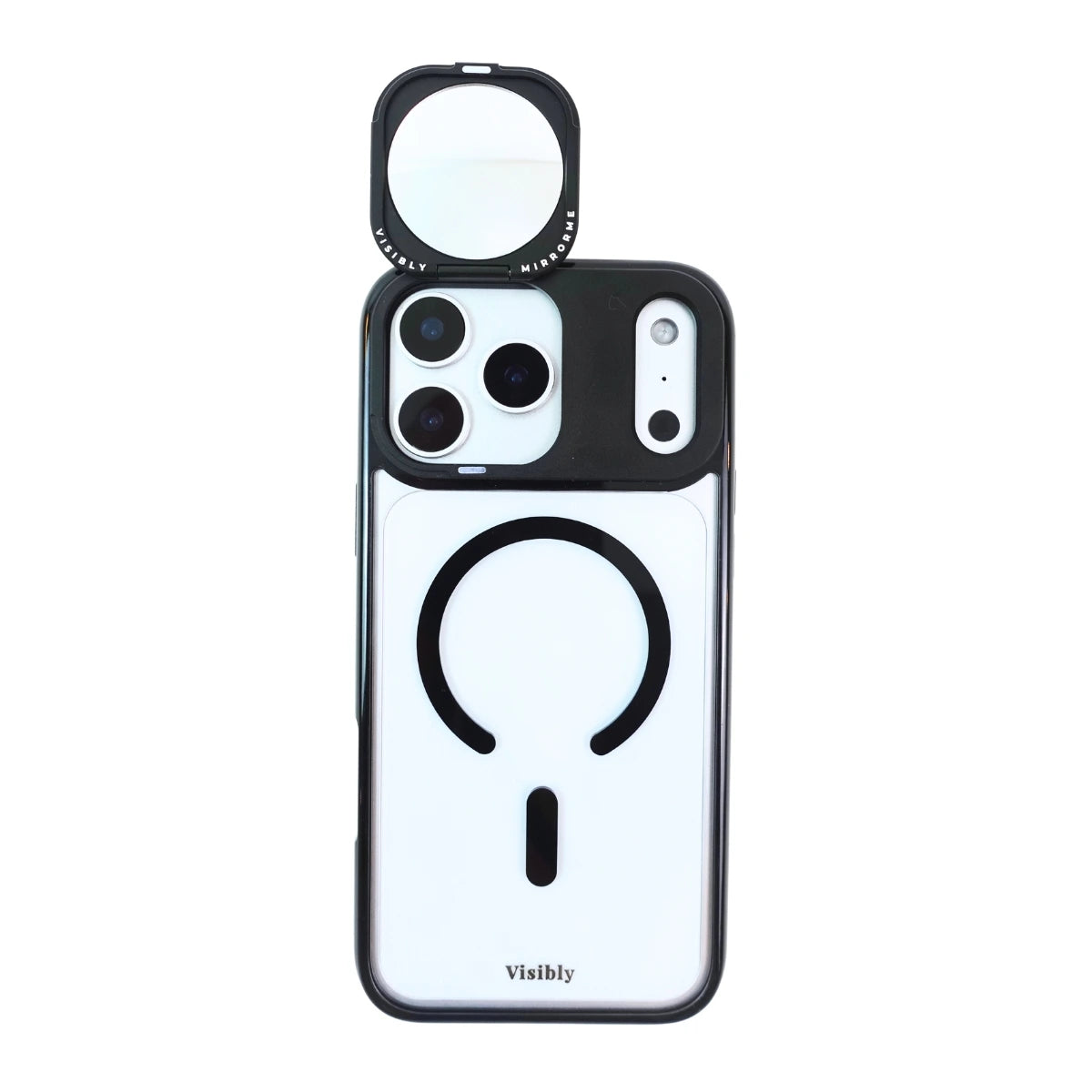 Front view of a mirror phone case content creator tool